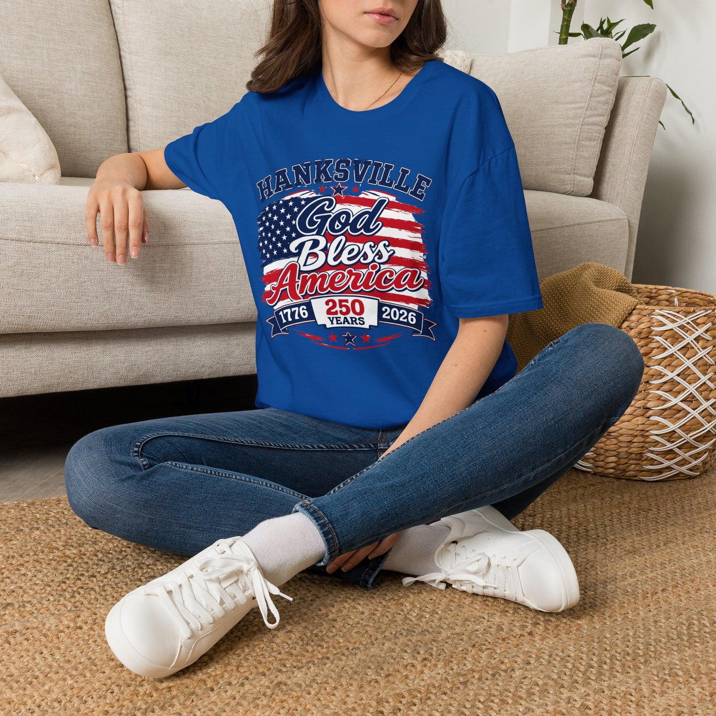 Hanksville God Bless America T-Shirt