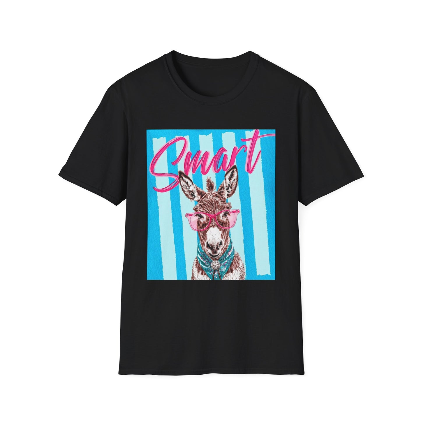 Smart Donkey T-Shirt — Funny Retro Donkey Graphic Tee