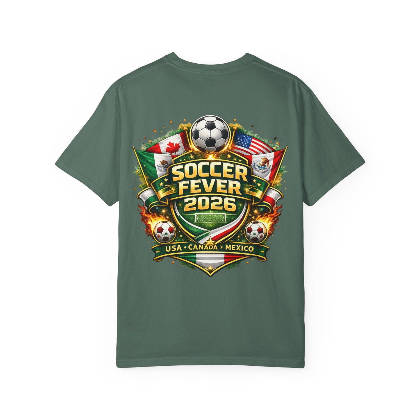 Soccer Fever 2026 T‑Shirt — USA Canada Mexico World Cup Tribute