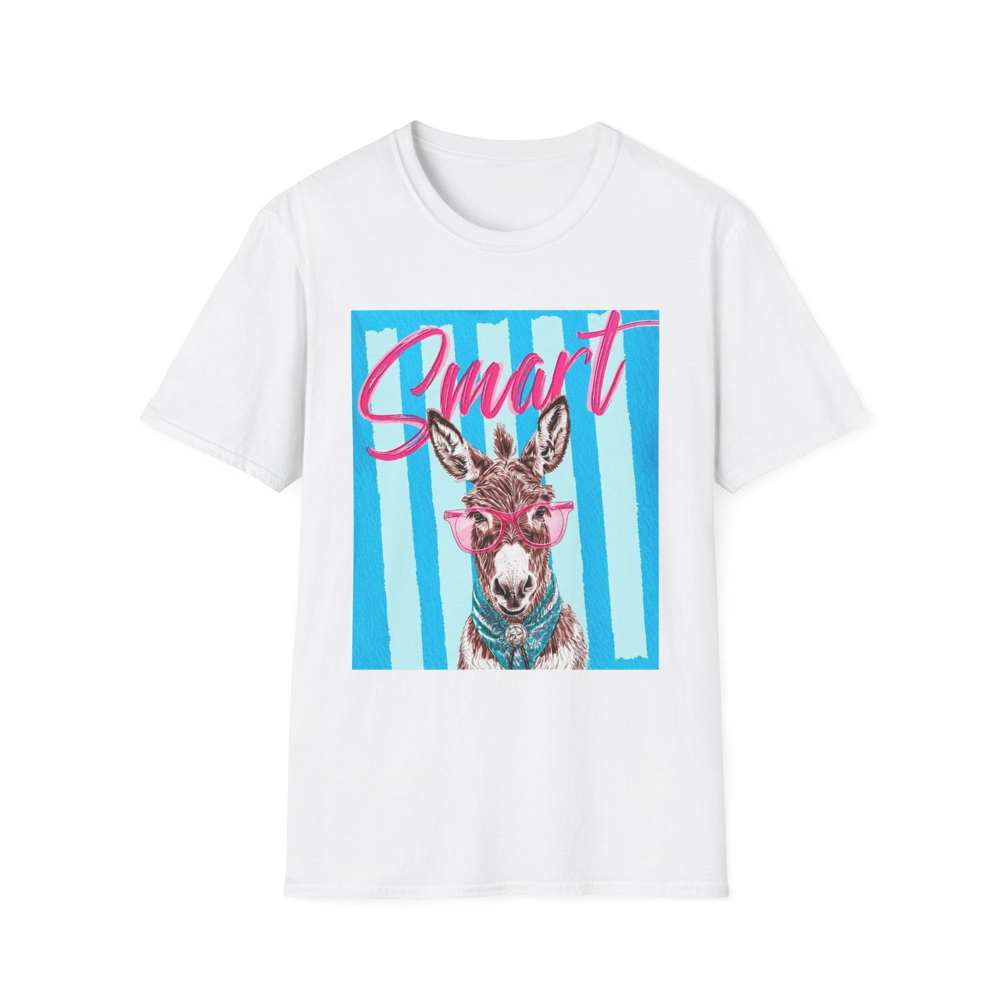 Smart Donkey T-Shirt — Funny Retro Donkey Graphic Tee