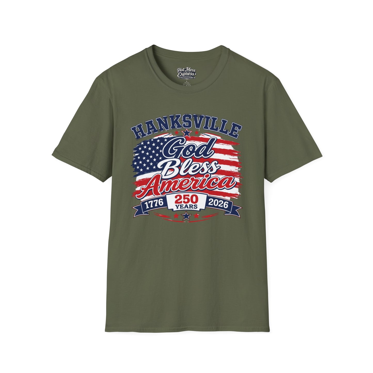 Hanksville God Bless America T-Shirt