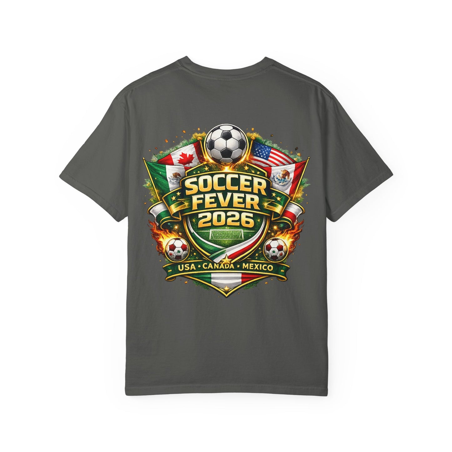 Soccer Fever 2026 T‑Shirt — USA Canada Mexico World Cup Tribute