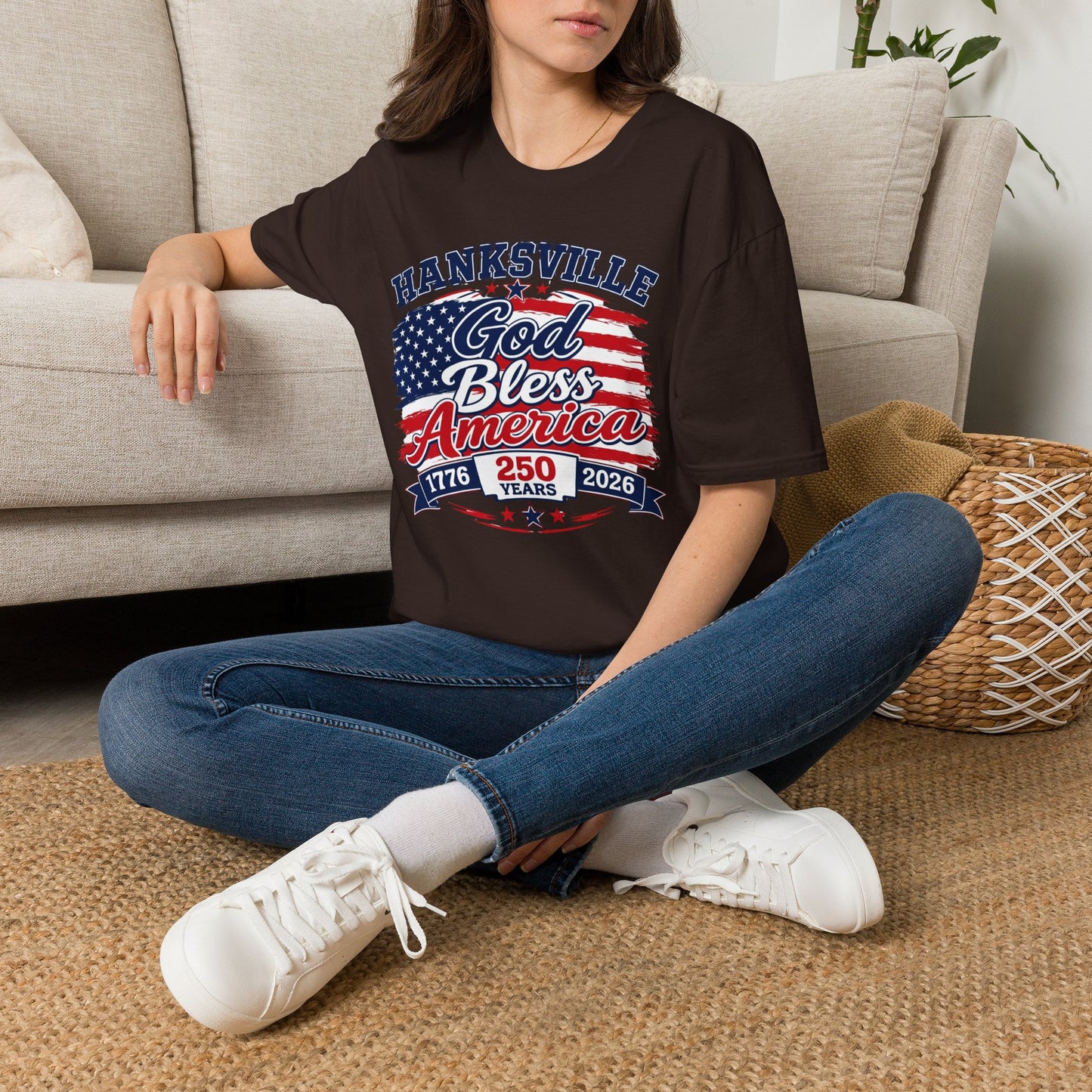 Hanksville God Bless America T-Shirt
