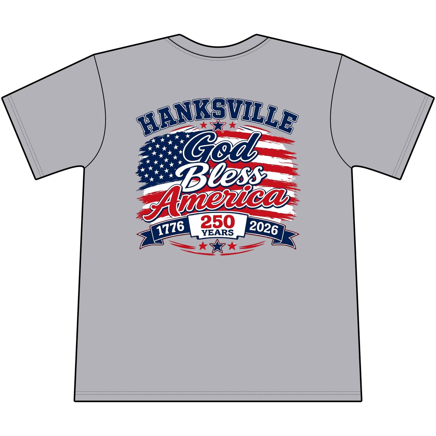 God Bless America Tee — 250th Anniversary Patriotic T-Shirt
