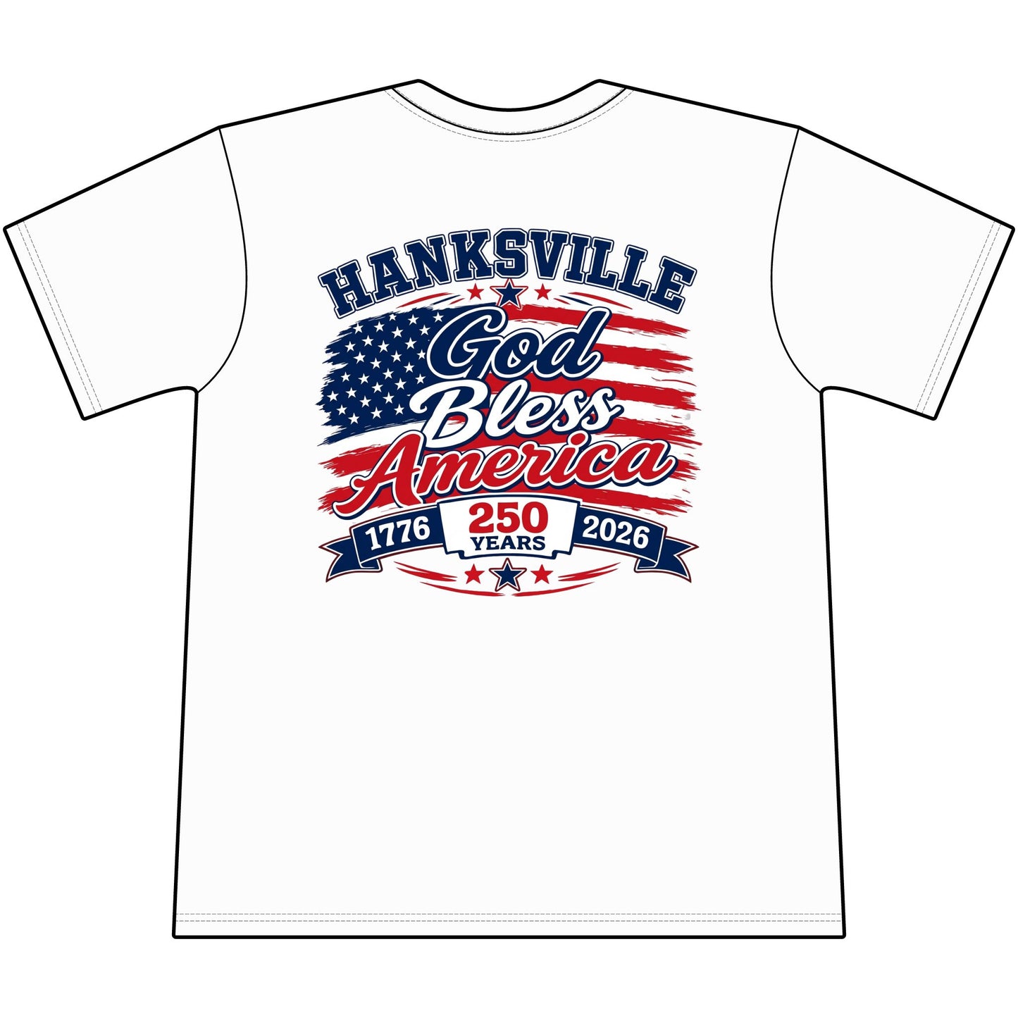 God Bless America Tee — 250th Anniversary Patriotic T-Shirt