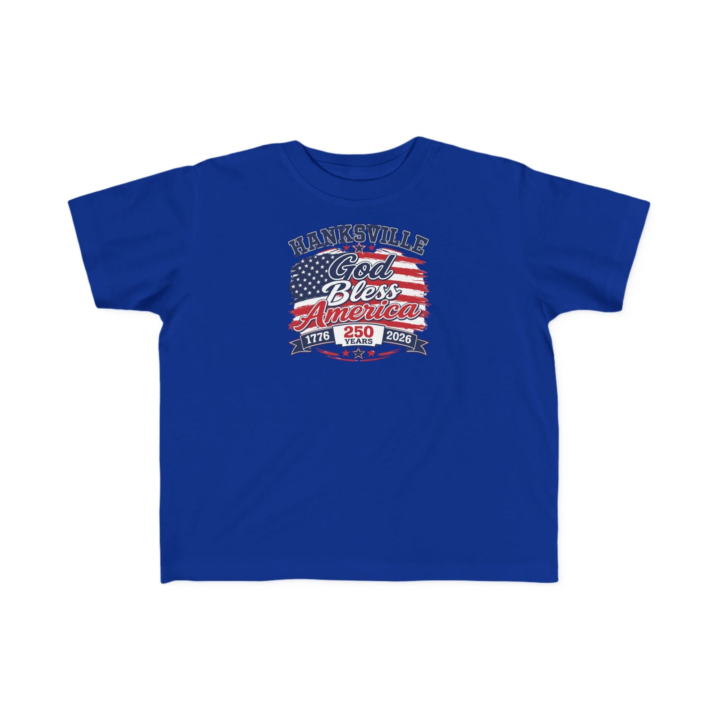 Toddler T-Shirt — Hanksville God Bless America Patriotic Tee