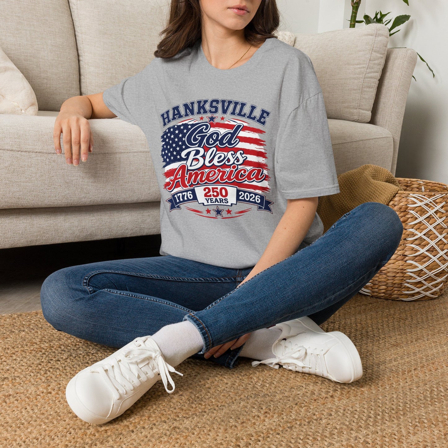 Hanksville God Bless America T-Shirt