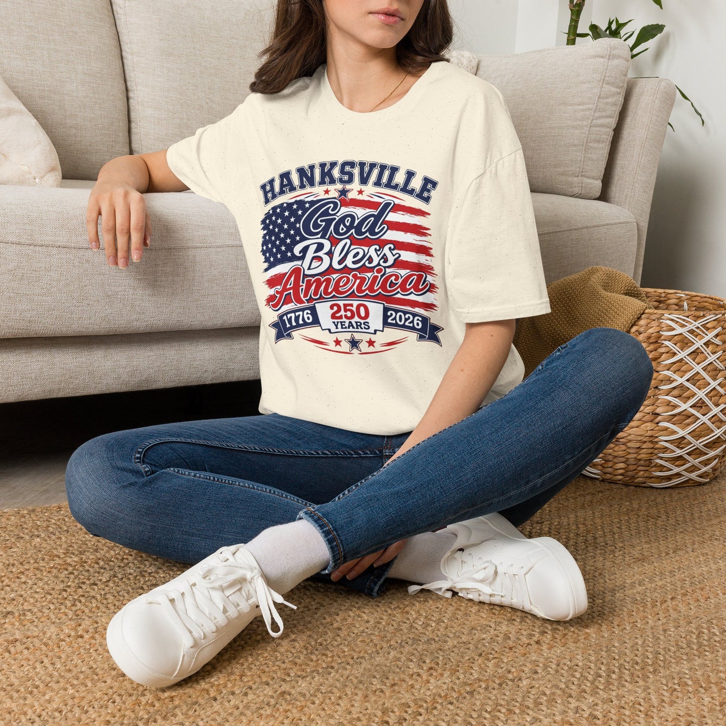 Hanksville God Bless America T-Shirt