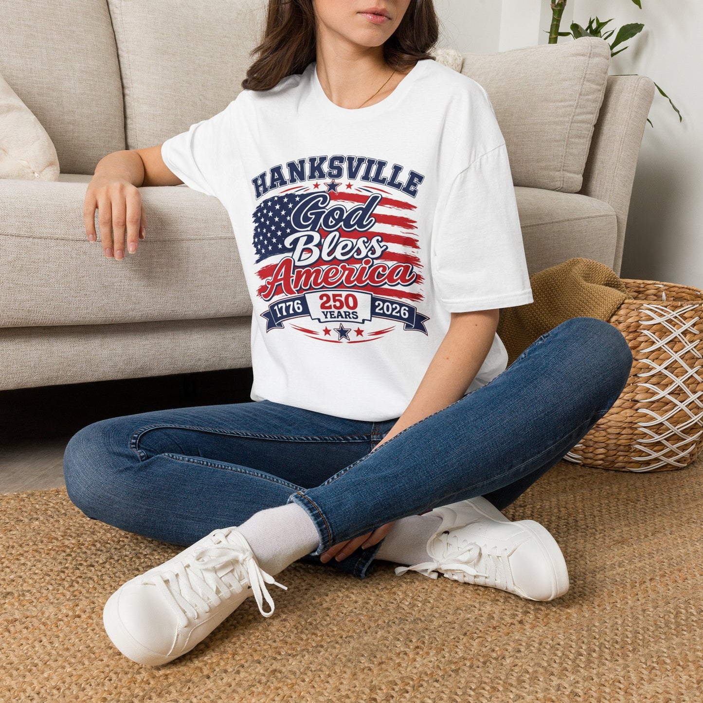 Hanksville God Bless America T-Shirt