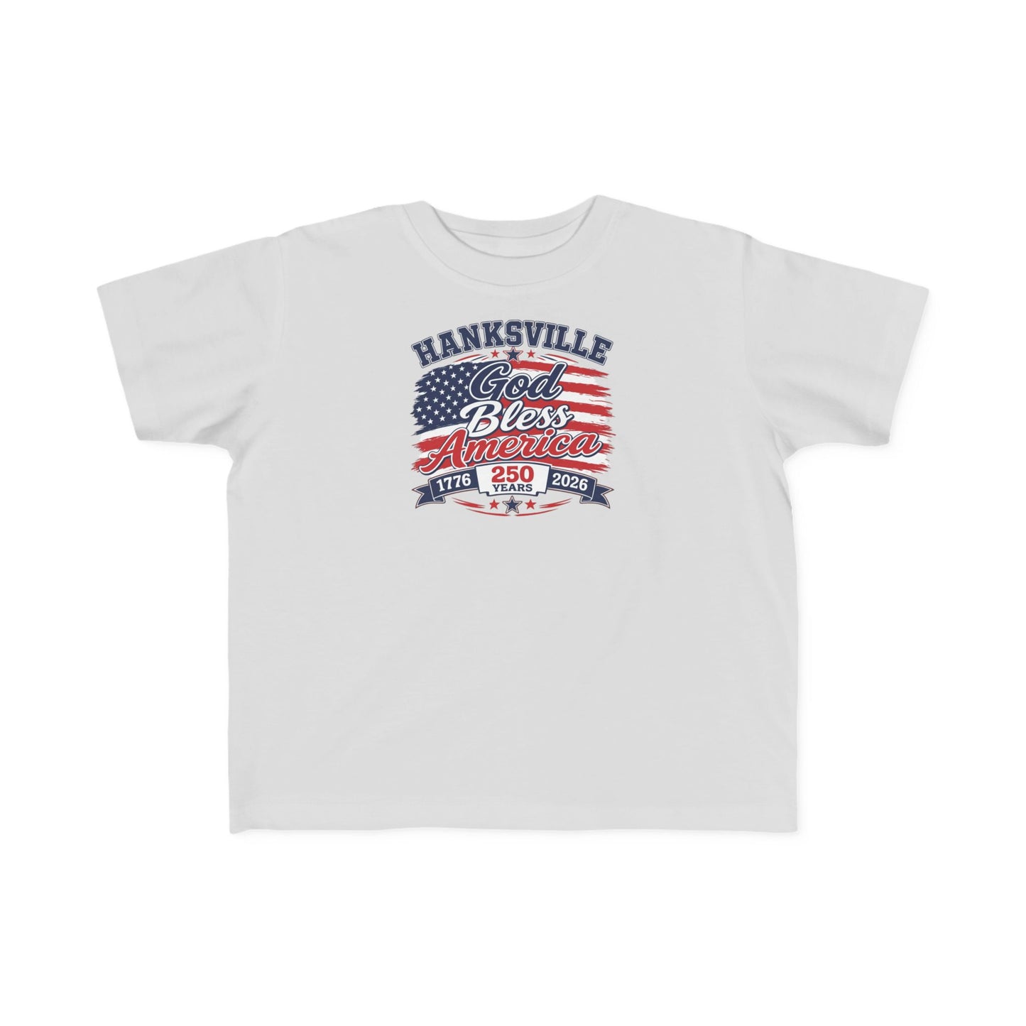 Toddler T-Shirt — Hanksville God Bless America Patriotic Tee