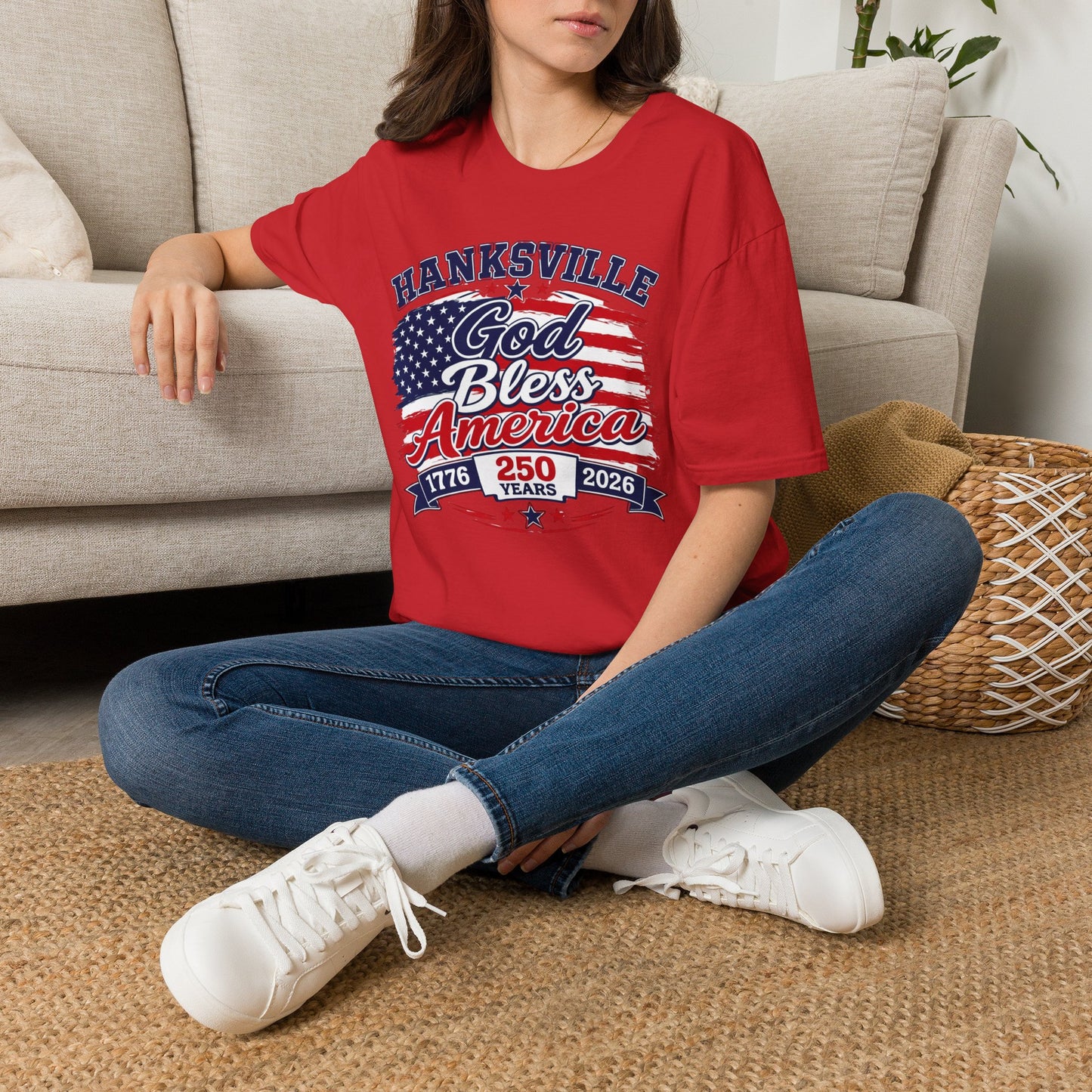 Hanksville God Bless America T-Shirt