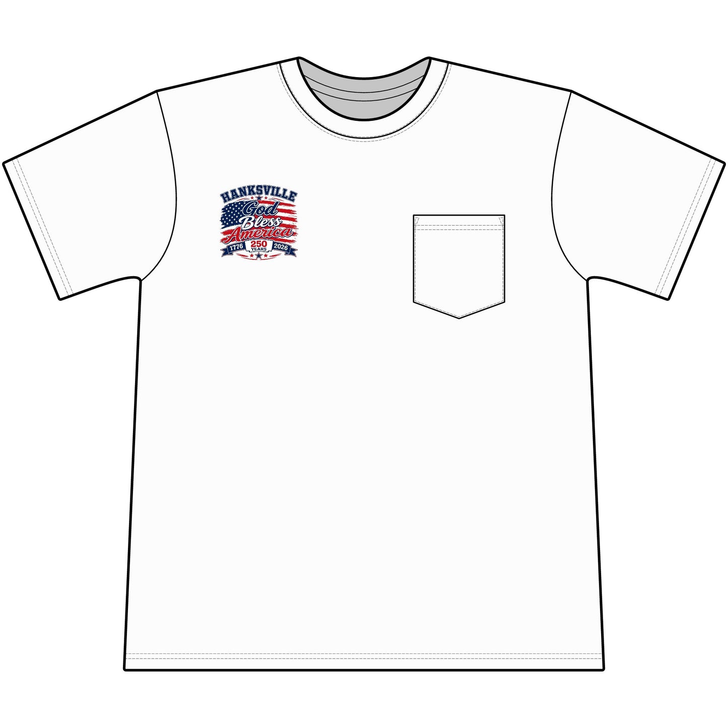 God Bless America Tee — 250th Anniversary Patriotic T-Shirt
