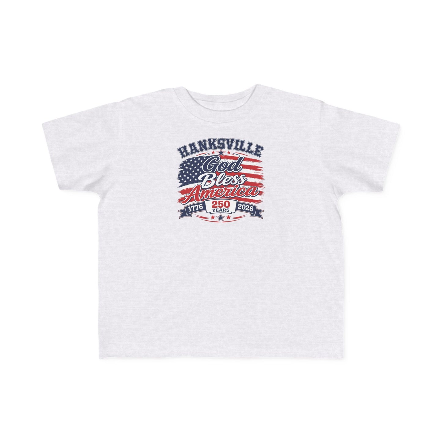 Toddler T-Shirt — Hanksville God Bless America Patriotic Tee