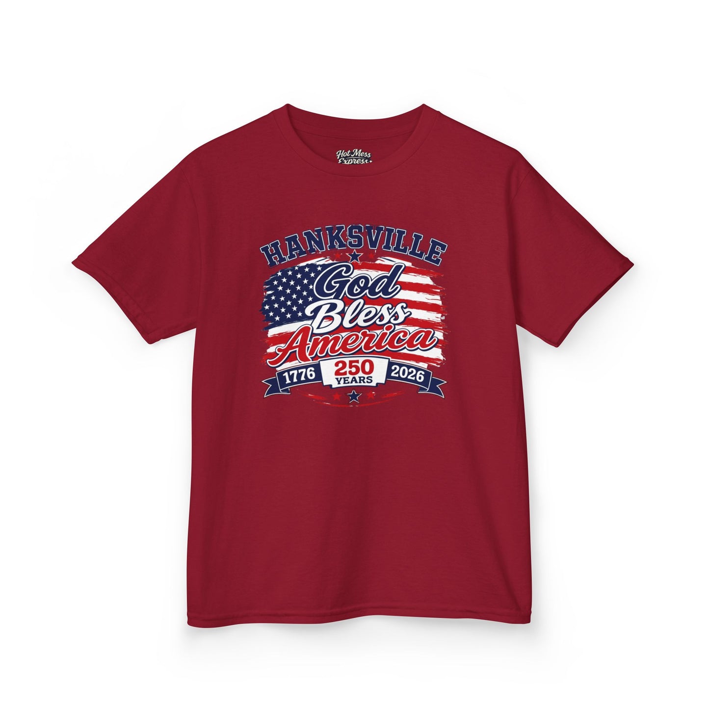 Kids T-Shirt — Hanksville God Bless America 250th Anniversary Patriotic Tee