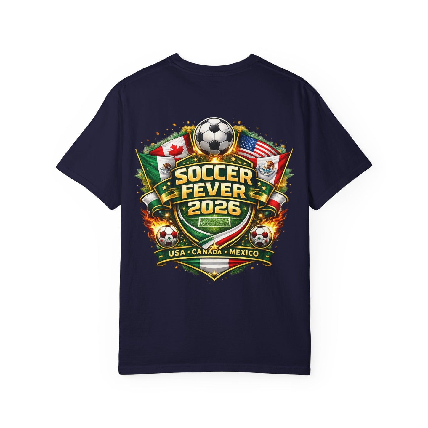 Soccer Fever 2026 T‑Shirt — USA Canada Mexico World Cup Tribute