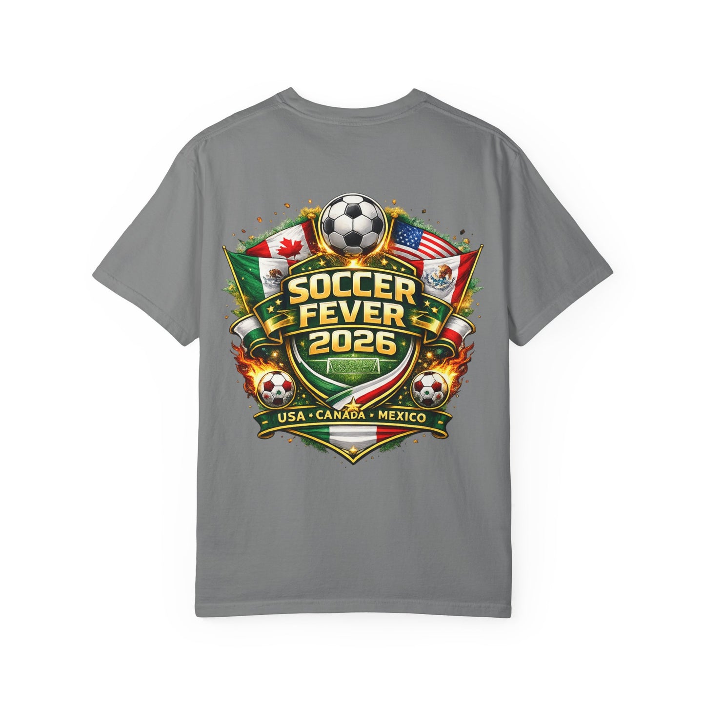 Soccer Fever 2026 T‑Shirt — USA Canada Mexico World Cup Tribute
