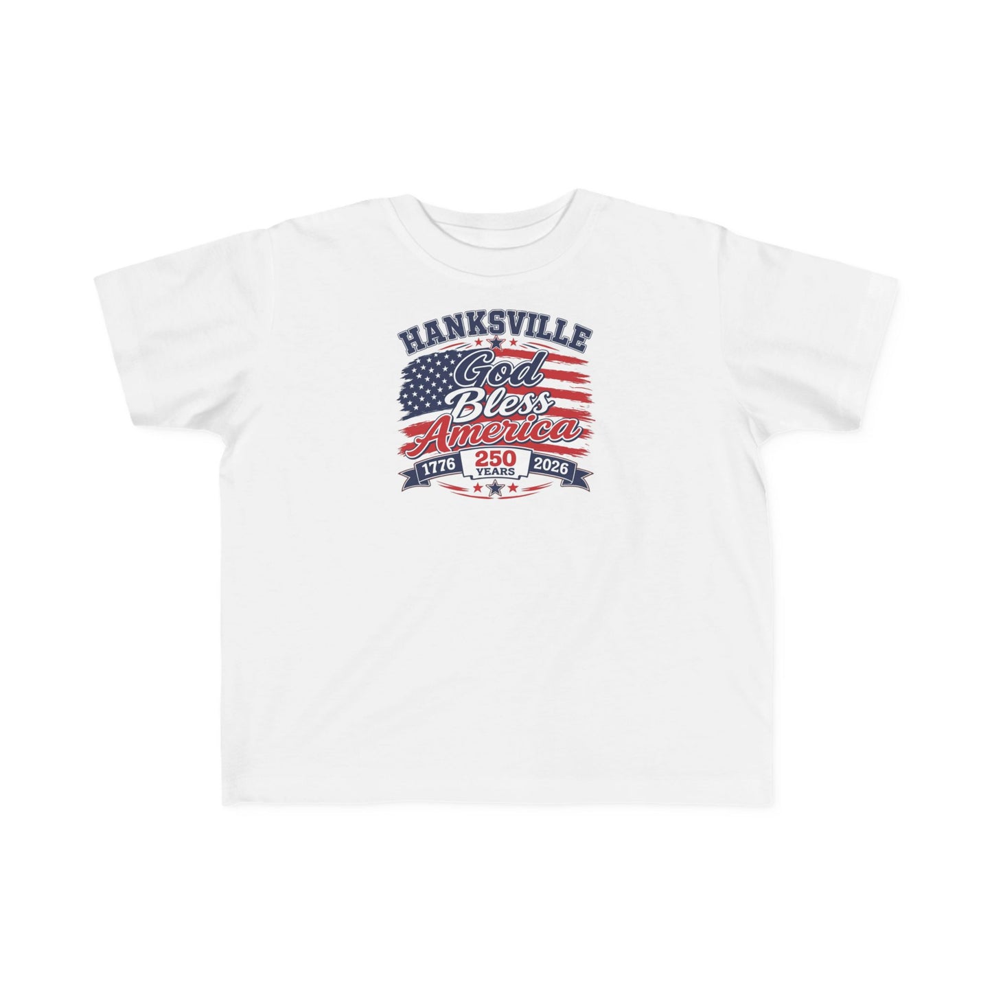 Toddler T-Shirt — Hanksville God Bless America Patriotic Tee