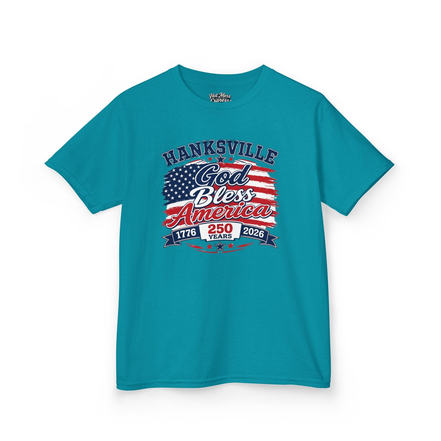 Kids T-Shirt — Hanksville God Bless America 250th Anniversary Patriotic Tee