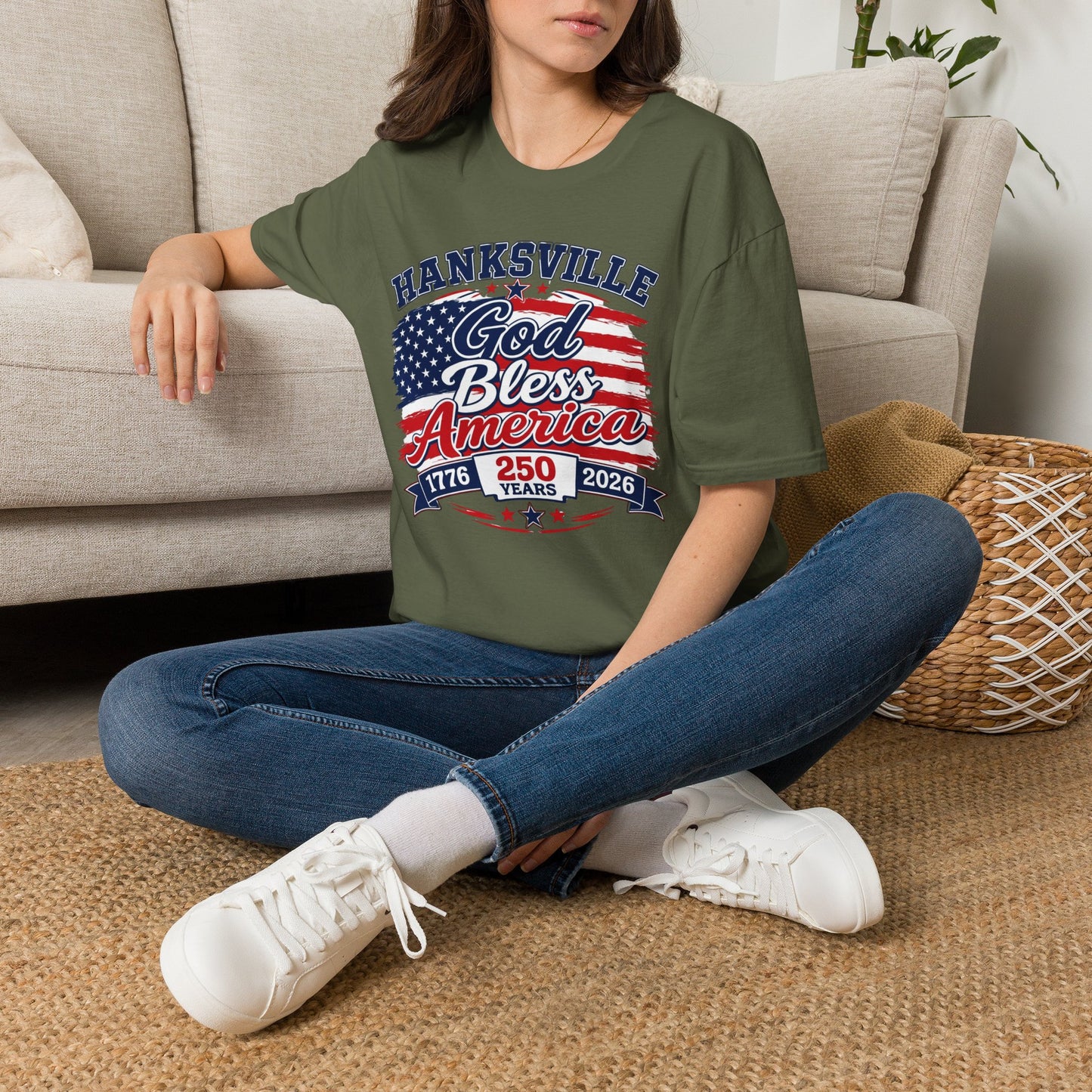 Hanksville God Bless America T-Shirt