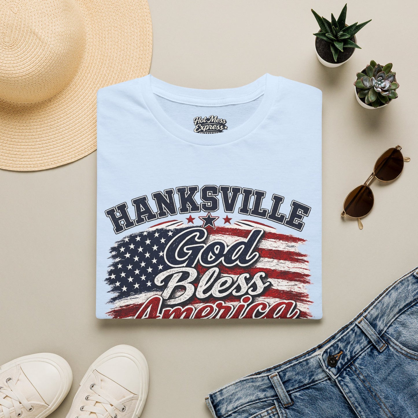 Hanksville "God Bless America" T-Shirt