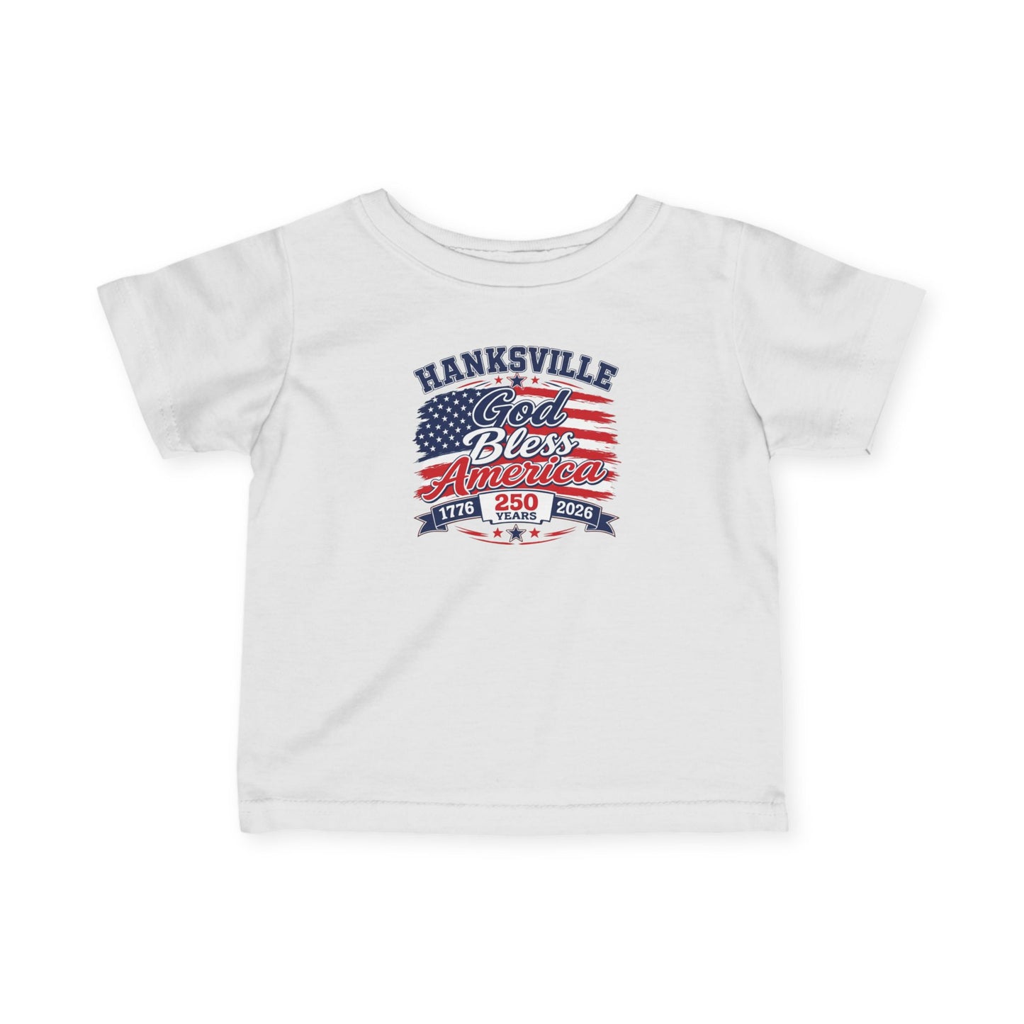 Infant Tee — 'Hanksville God Bless America' Patriotic Baby T-Shirt