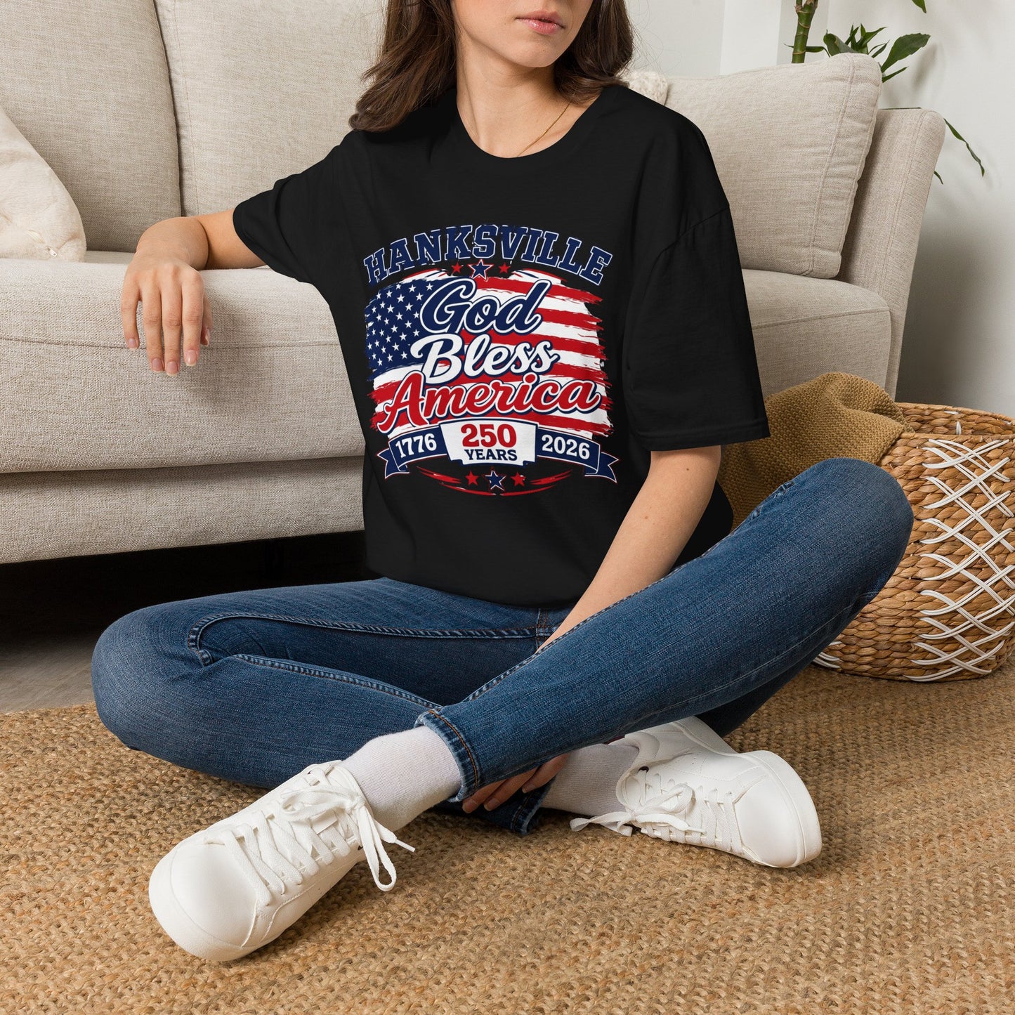 Hanksville God Bless America T-Shirt