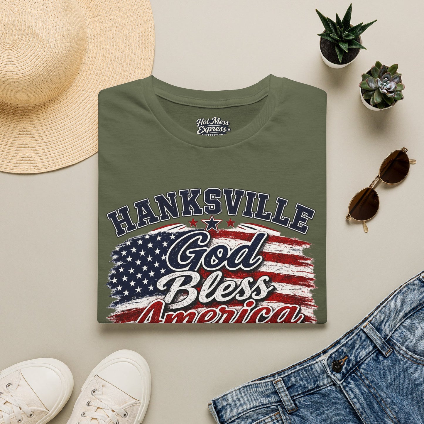 Hanksville "God Bless America" T-Shirt