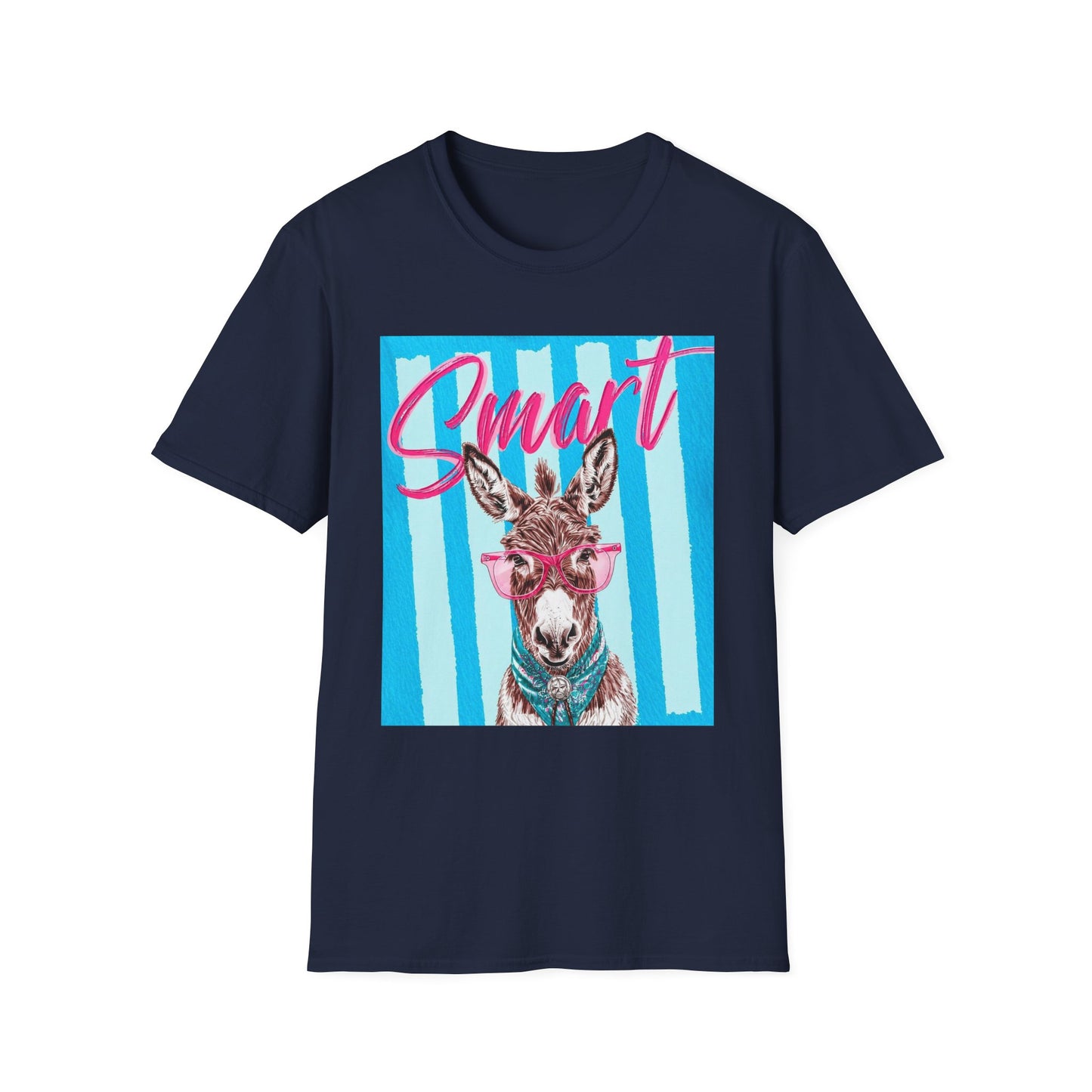 Smart Donkey T-Shirt — Funny Retro Donkey Graphic Tee
