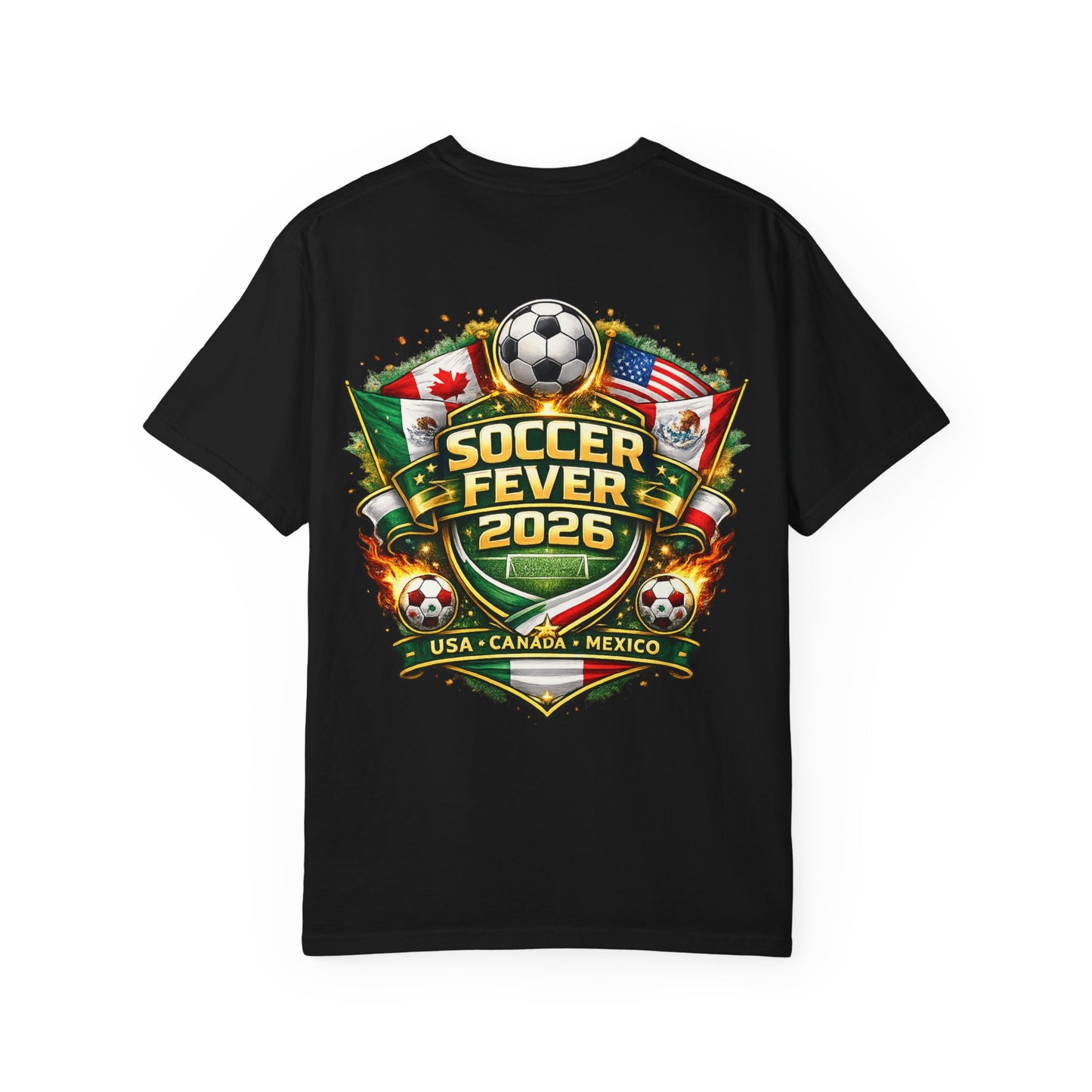 Soccer Fever 2026 T‑Shirt — USA Canada Mexico World Cup Tribute