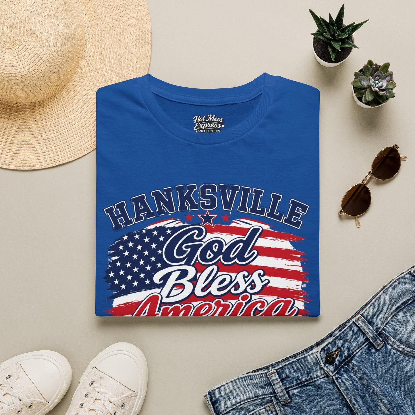 Hanksville God Bless America T-Shirt