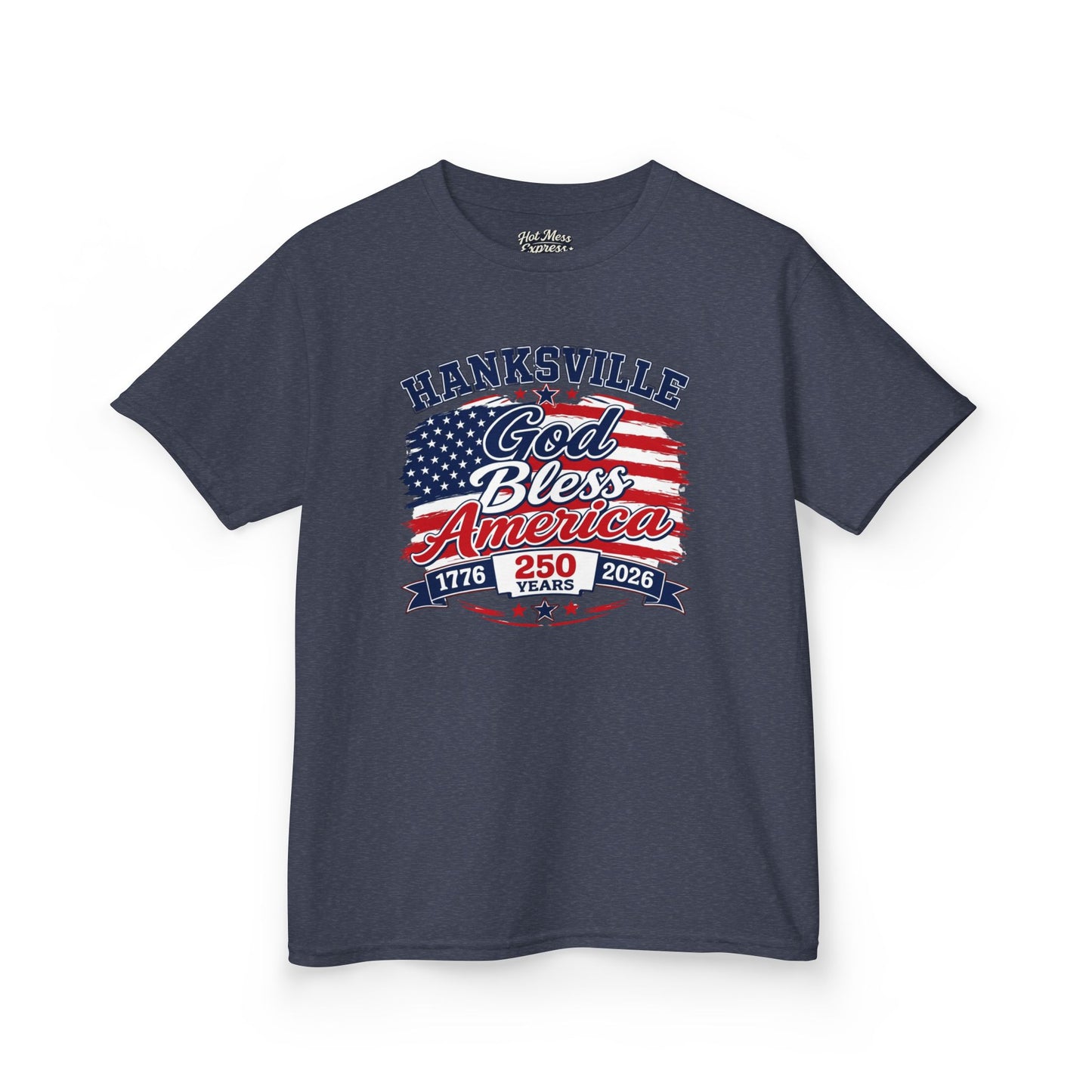 Kids T-Shirt — Hanksville God Bless America 250th Anniversary Patriotic Tee